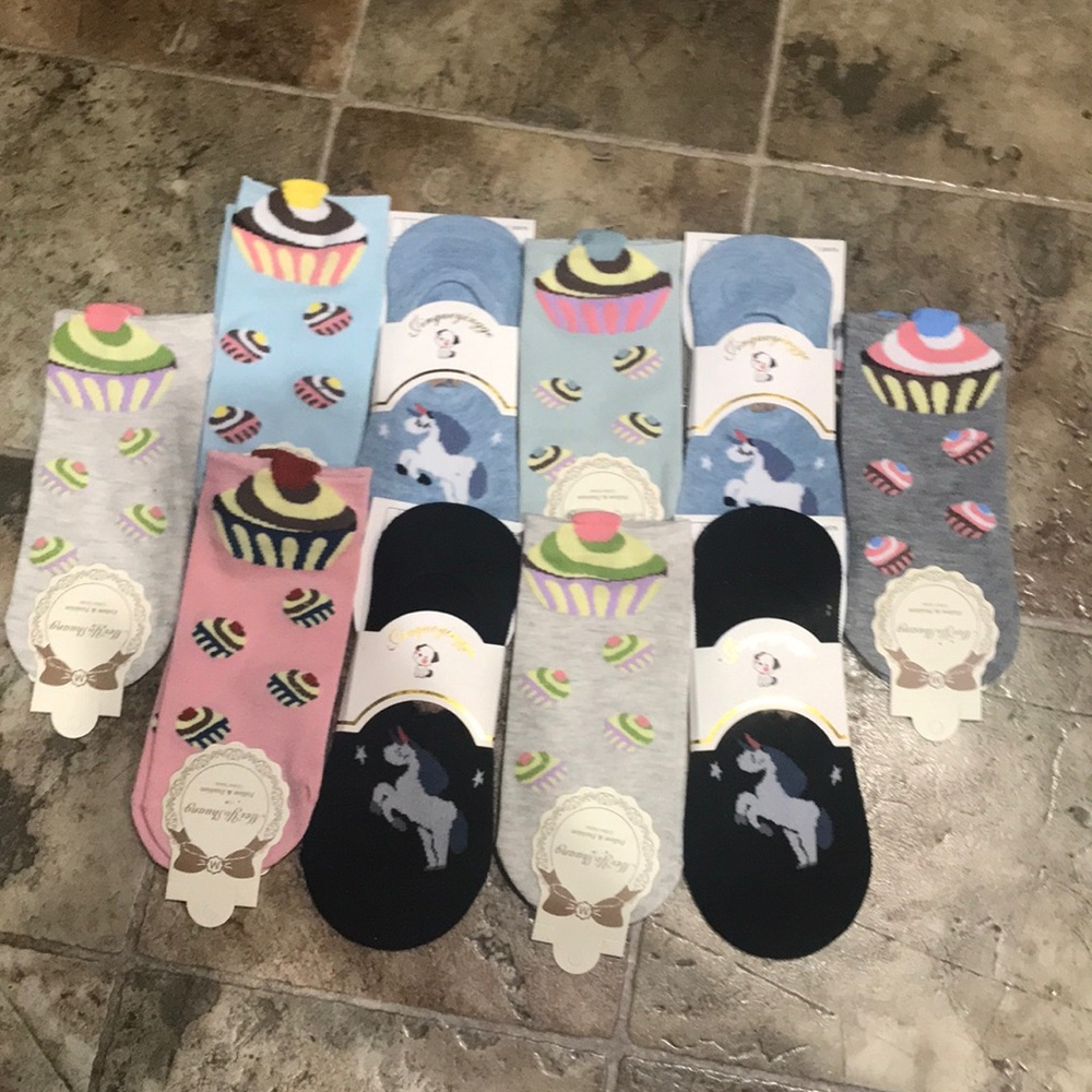 Bundle of Women or Girl Socks and Peds